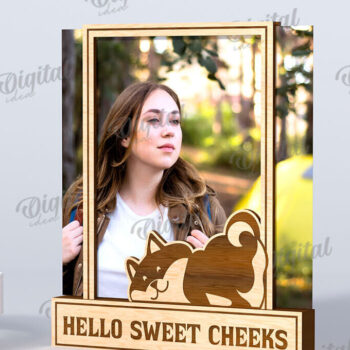 Intra απο ξύλο plywood  Χρώμα wenge 3mm-4mm πάχος - Αστείες κορνίζες φωτογραφιών Πακέτο κοπής με λέιζερ Δίασταση 20x25 cm INTRAFABR-70088879 - Image 10