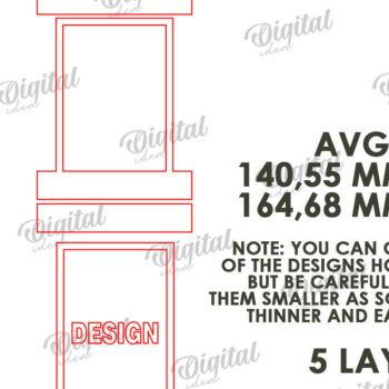 Intra απο ξύλο plywood  Χρώμα wenge 3mm-4mm πάχος - Αστείες κορνίζες φωτογραφιών Πακέτο κοπής με λέιζερ Δίασταση 20x25 cm INTRAFABR-70088879 - Image 14