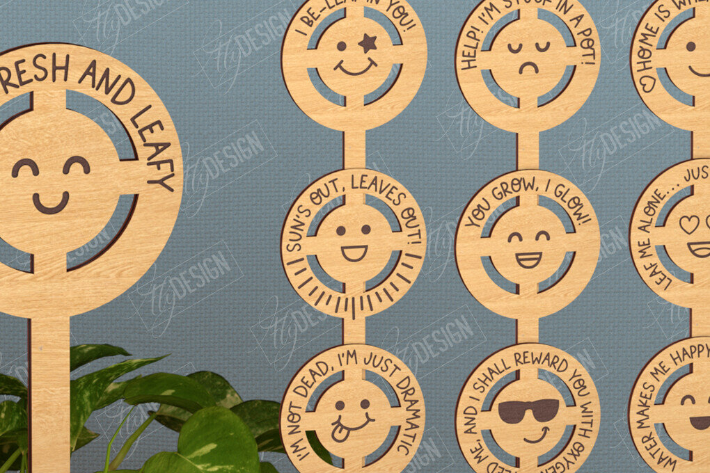 Intra απο ξύλο plywood  Χρώμα wenge 3mm-4mm πάχος - Αστεία φυτά Stakes | Διακόσμηση Κήπου Δίασταση 20x20 cm INTRAFABR-70093282