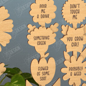 Intra απο ξύλο plywood  Χρώμα wenge 3mm-4mm πάχος - Αστεία φυτά Stakes | Διακόσμηση Κήπου Δίασταση 20x20 cm INTRAFABR-42350618