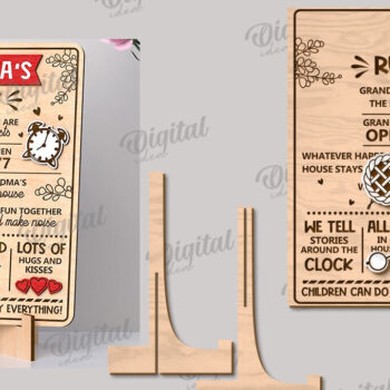 Intra απο ξύλο plywood  Χρώμα wenge 3mm-4mm πάχος - Αστεία Κανόνες Πλακέτες Πακέτο κοπής με λέιζερ Δίασταση 30x20 cm INTRAFABR-75200766 - Image 4