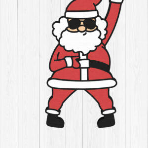 Intra απο ξύλο plywood  Χρώμα wenge 3mm-4mm πάχος - Αστείο χιπ χοπ στολίδι Santa Δίασταση 6x6 cm INTRAFABR-32854530