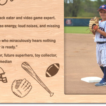 Intra απο ξύλο plywood  Χρώμα wenge 3mm-4mm πάχος - Αστεία κορνίζα ορισμού γιου Δίασταση 20x25 cm INTRAFABR-83088684 - Image 1