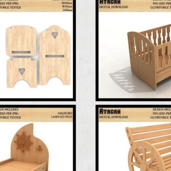 Intra απο ξύλο plywood Χρώμα wenge 3mm-4mm πάχος - Πακέτο επίπλων με λέιζερ Dxf Δίασταση 30x20 cm INTRAFABR-122535129 - Image 1