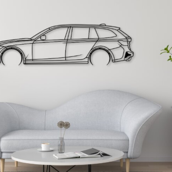 Intra απο ξύλο plywood  Χρώμα wenge 3mm-4mm πάχος - G2a Touring Car Silhouette Δίασταση 20x20 cm INTRAFABR-121872877 - Image 1