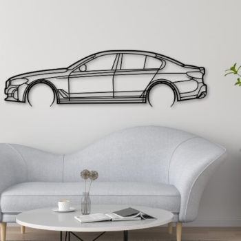 Intra απο ξύλο plywood  Χρώμα wenge 3mm-4mm πάχος - κοπής με λέιζερ G30 Car Silhouette Δίασταση 20x20 cm INTRAFABR-121048809 - Image 1