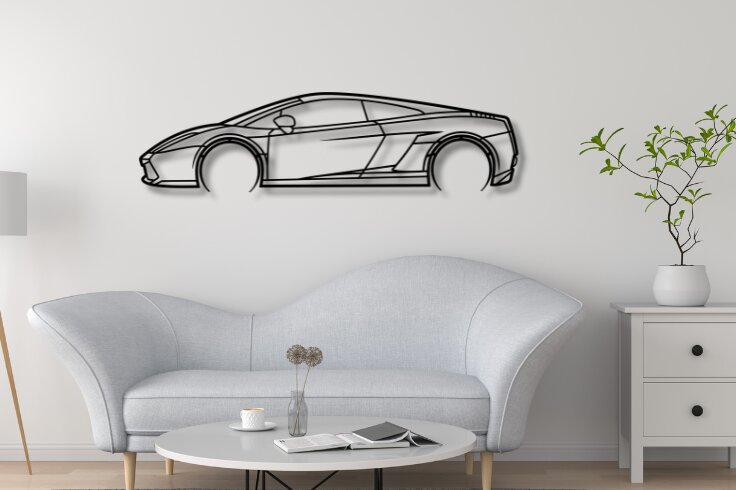 Intra απο ξύλο plywood  Χρώμα wenge 3mm-4mm πάχος - Πλάγια όψη Gallardo Silhouette Δίασταση 20x20 cm INTRAFABR-121211442