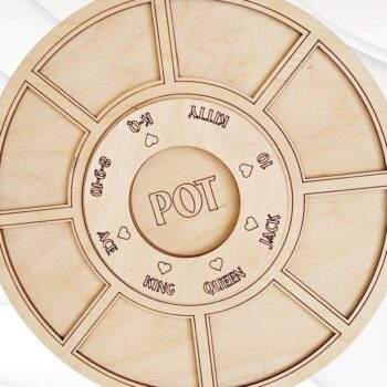 Intra απο ξύλο plywood  Χρώμα wenge 3mm-4mm πάχος - Game Board Tripoley, Design Δίασταση 230x230 cm INTRAFABR-121213223 - Image 4