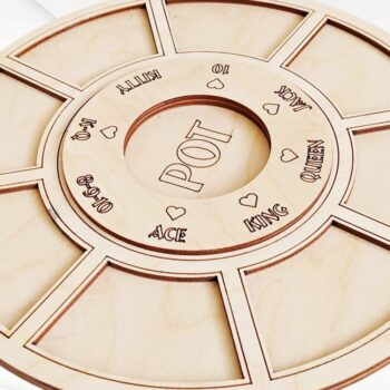 Intra απο ξύλο plywood  Χρώμα wenge 3mm-4mm πάχος - Game Board Tripoley, Design Δίασταση 230x230 cm INTRAFABR-121213223 - Image 6