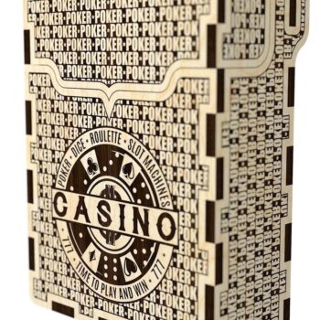 Intra απο ξύλο plywood  Χρώμα wenge 3mm-4mm πάχος - Παιχνίδι Card Box Δίασταση 25x93 cm INTRAFABR-121392535 - Image 1