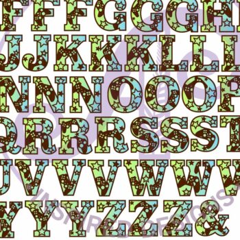 Intra απο ξύλο plywood  Χρώμα wenge 3mm-4mm πάχος - Gamer σετ αλφαβήτου. 2 γράμματα επιπέδωνx61 Δίασταση 30x20 cm INTRAFABR-125236932 - Image 5