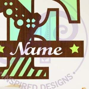 Intra απο ξύλο plywood  Χρώμα wenge 3mm-4mm πάχος - Μονόγραμμα κεφαλαίου παίκτη Γράμμα F Δίασταση 30x20 cm INTRAFABR-120457754