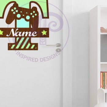 Intra απο ξύλο plywood  Χρώμα wenge 3mm-4mm πάχος - Κεφαλαίο μονόγραμμα παίκτη Γράμμα T Δίασταση 30x20 cm INTRAFABR-125089662 - Image 2