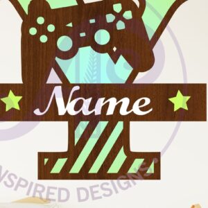 Intra απο ξύλο plywood  Χρώμα wenge 3mm-4mm πάχος - Κεφάλαιο μονόγραμμα παίκτη Γράμμα Y Δίασταση 30x20 cm INTRAFABR-76069302