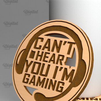 Intra απο ξύλο plywood  Χρώμα wenge 3mm-4mm πάχος - Gamer Coaster . Gamer Decor Δίασταση 30x20 cm INTRAFABR-122936247 - Image 1