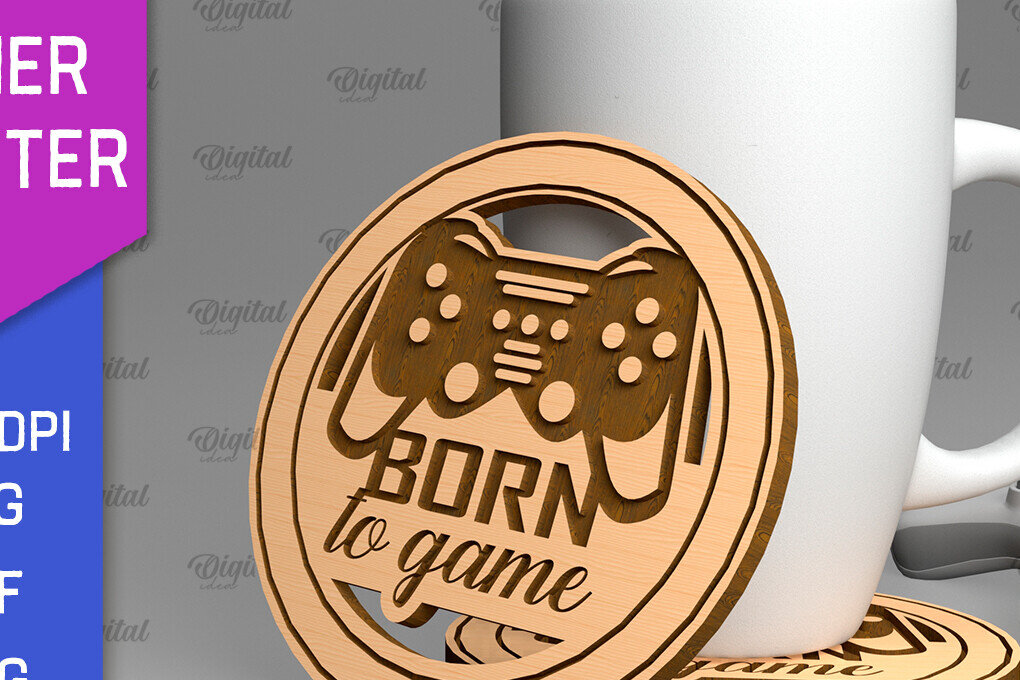 Intra απο ξύλο plywood  Χρώμα wenge 3mm-4mm πάχος - Gamer Coaster . Gamer Decor Δίασταση 30x20 cm INTRAFABR-122057399