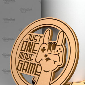 Intra απο ξύλο plywood  Χρώμα wenge 3mm-4mm πάχος - Gamer Coaster . Gamer Decor Δίασταση 30x20 cm INTRAFABR-122123084