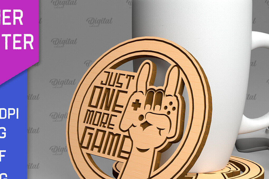 Intra απο ξύλο plywood  Χρώμα wenge 3mm-4mm πάχος - Gamer Coaster . Gamer Decor Δίασταση 30x20 cm INTRAFABR-122123084