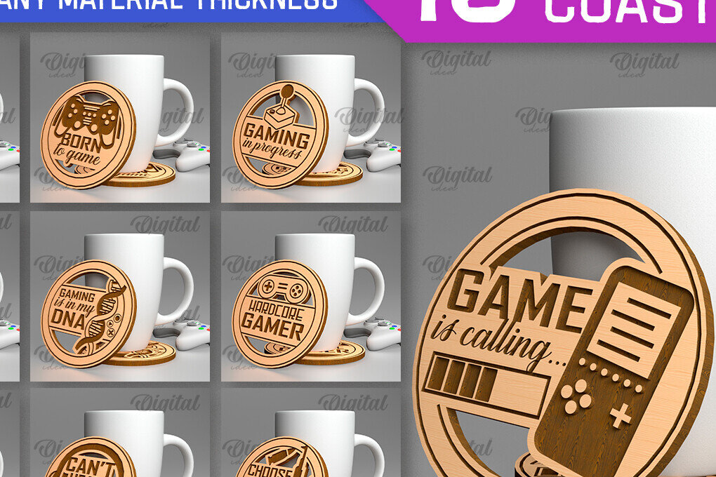 Intra απο ξύλο plywood  Χρώμα wenge 3mm-4mm πάχος - Πακέτο κοπής Laser Coasters Gamer Δίασταση 30x20 cm INTRAFABR-122123097