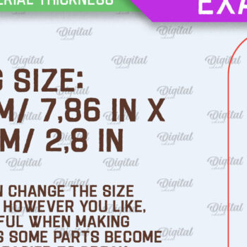 Intra απο ξύλο plywood  Χρώμα wenge 3mm-4mm πάχος - Gamer Door Hanger Laser. Πόμολο πόρτας Δίασταση 30x20 cm INTRAFABR-122123204 - Image 2