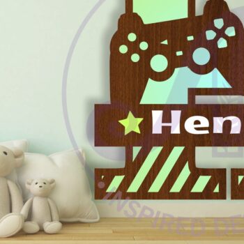 Intra απο ξύλο plywood  Χρώμα wenge 3mm-4mm πάχος - Πινακίδες ονόματος πακέτου γραμμάτων μονογράμματος παίκτη Δίασταση 30x20 cm INTRAFABR-122123308 - Image 3