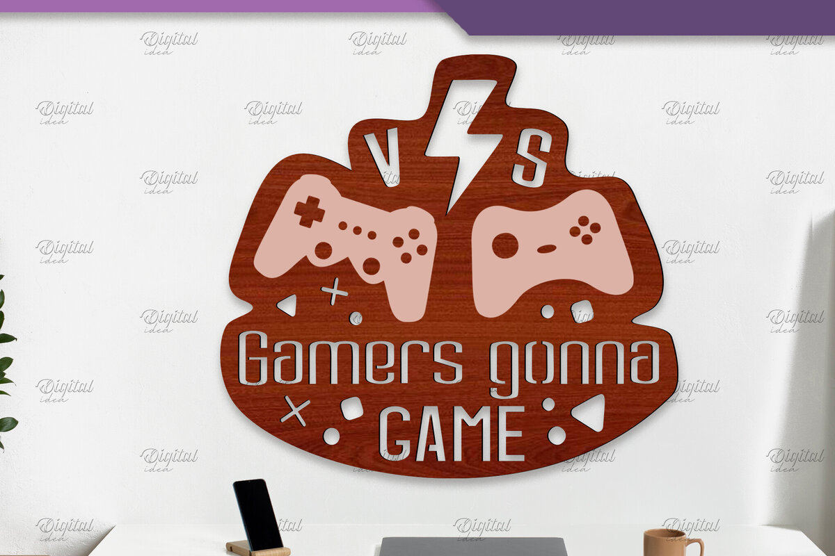 Intra απο ξύλο plywood  Χρώμα wenge 3mm-4mm πάχος - Sign Gamer. Μονόγραμμα σημάδια Δίασταση 30x20 cm INTRAFABR-122057346