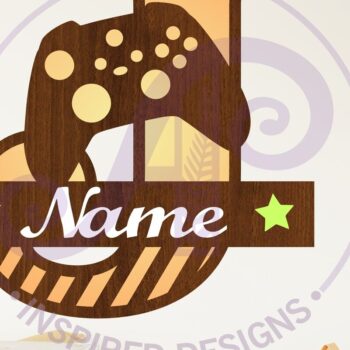 Intra απο ξύλο plywood  Χρώμα wenge 3mm-4mm πάχος - Gamer X κεφαλαίο μονόγραμμα Γράμμα J Δίασταση 30x20 cm INTRAFABR-119259551 - Image 1