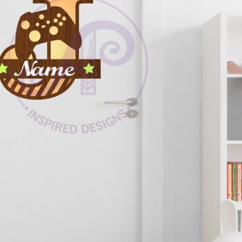 Intra απο ξύλο plywood  Χρώμα wenge 3mm-4mm πάχος - Gamer X κεφαλαίο μονόγραμμα Γράμμα J Δίασταση 30x20 cm INTRAFABR-119259551 - Image 2