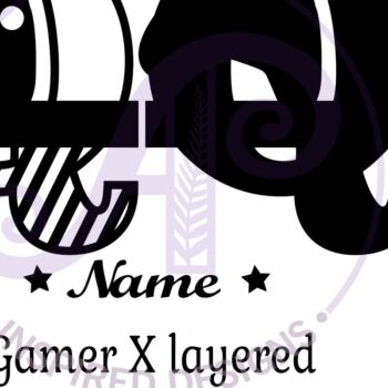 Intra απο ξύλο plywood  Χρώμα wenge 3mm-4mm πάχος - Gamer X κεφαλαίο μονόγραμμα Γράμμα Q Δίασταση 30x20 cm INTRAFABR-118731369 - Image 3