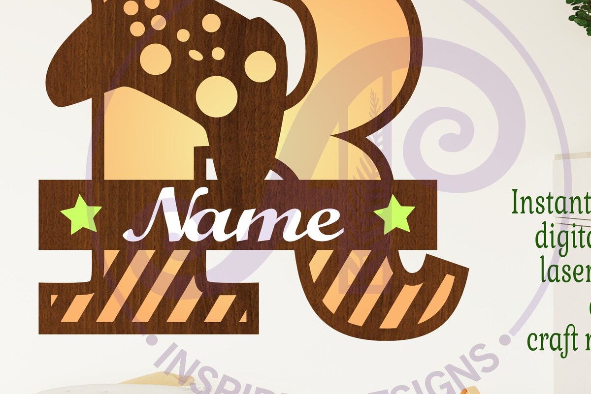 Intra απο ξύλο plywood  Χρώμα wenge 3mm-4mm πάχος - Gamer X κεφαλαίο μονόγραμμα Γράμμα R Δίασταση 30x20 cm INTRAFABR-112011601