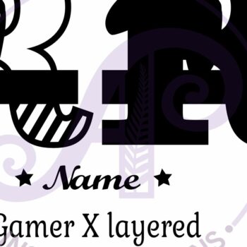 Intra απο ξύλο plywood  Χρώμα wenge 3mm-4mm πάχος - Gamer X κεφαλαίο μονόγραμμα Γράμμα R Δίασταση 30x20 cm INTRAFABR-112011601 - Image 3