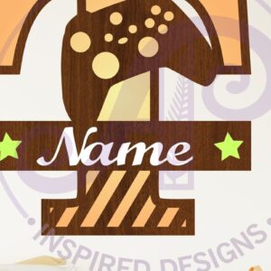 Intra απο ξύλο plywood  Χρώμα wenge 3mm-4mm πάχος - Gamer X κεφαλαίο μονόγραμμα Γράμμα T Δίασταση 30x20 cm INTRAFABR-118731330