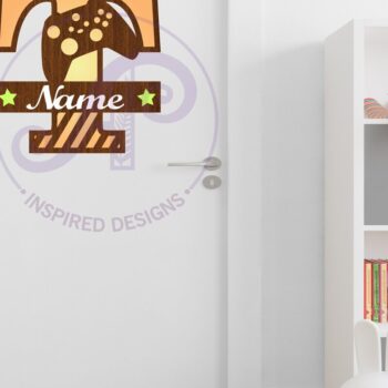 Intra απο ξύλο plywood  Χρώμα wenge 3mm-4mm πάχος - Gamer X κεφαλαίο μονόγραμμα Γράμμα T Δίασταση 30x20 cm INTRAFABR-118731330 - Image 2