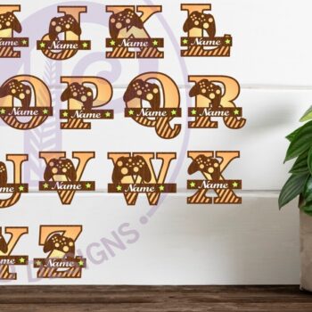 Intra απο ξύλο plywood Χρώμα wenge 3mm-4mm πάχος - Πινακίδα ονόματος πακέτου γραμμάτων μονογράμματος Gamer X Δίασταση 30x20 cm INTRAFABR-65014566 - Image 2