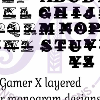 Intra απο ξύλο plywood Χρώμα wenge 3mm-4mm πάχος - Πινακίδα ονόματος πακέτου γραμμάτων μονογράμματος Gamer X Δίασταση 30x20 cm INTRAFABR-65014566 - Image 6