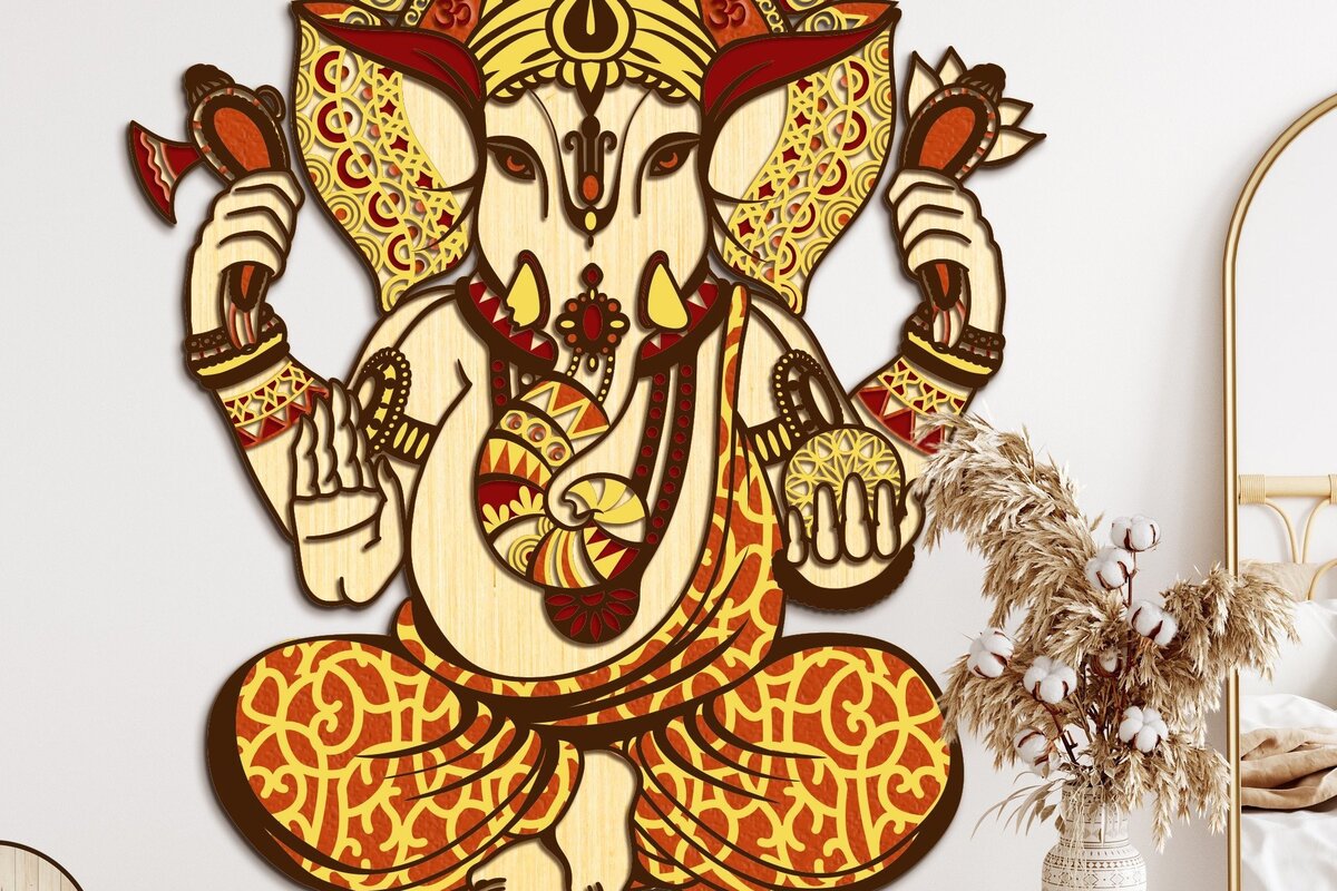 Intra απο ξύλο plywood  Χρώμα wenge 3mm-4mm πάχος - GANESHA για ή κοπή χαρτιού Δίασταση 14x18 cm INTRAFABR-67910274