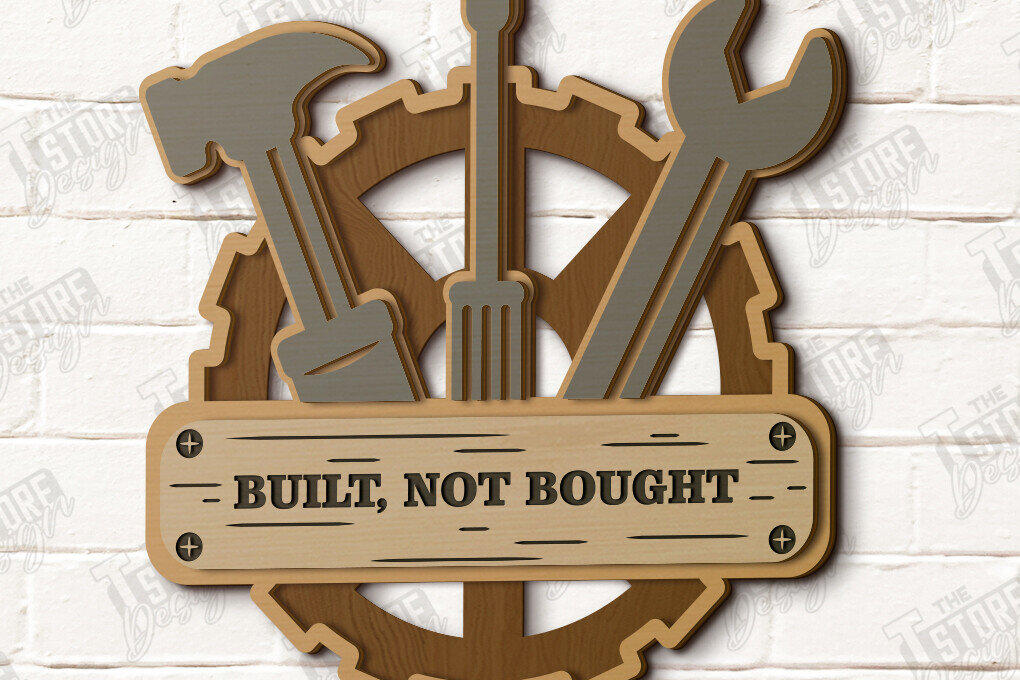 Intra απο ξύλο plywood  Χρώμα wenge 3mm-4mm πάχος - Πινακίδα γκαράζ|Μηχανική επιτοίχια πινακίδα |Man Cave Δίασταση 30x20 cm INTRAFABR-64747371