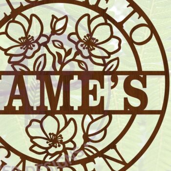 Intra απο ξύλο plywood Χρώμα wenge 3mm-4mm πάχος - Κήπος Floral Υποκατάστημα Όνομα Cut Δίασταση 30x20 cm INTRAFABR-29734298 - Image 1