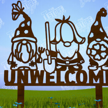 Intra απο ξύλο plywood  Χρώμα wenge 3mm-4mm πάχος - Δέσμη κοπής με λέιζερ διακόσμησης κήπου Gnome Δίασταση 20x20 cm INTRAFABR-68720687 - Image 5