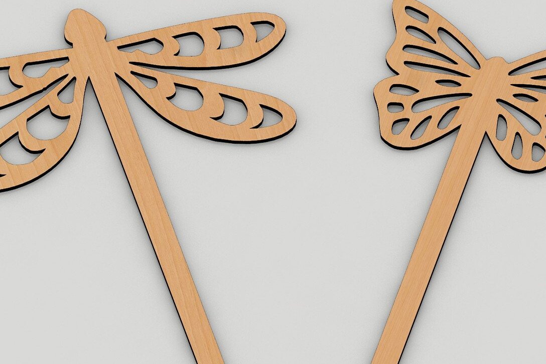 Intra απο ξύλο plywood  Χρώμα wenge 3mm-4mm πάχος - Μαρκαδόροι κήπου Ετικέτα φυτών πασσάλων κήπου Δίασταση 30x20 cm INTRAFABR-28109090