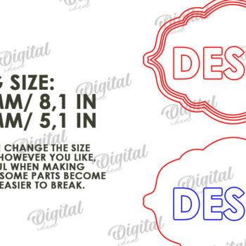 Intra απο ξύλο plywood Χρώμα wenge 3mm-4mm πάχος - πινακίδα κήπου. Mama's Sign Δίασταση 30x20 cm INTRAFABR-67987583 - Image 3