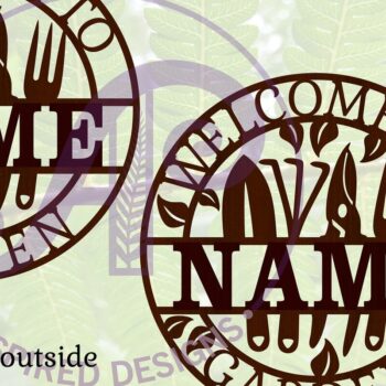 Intra απο ξύλο plywood Χρώμα wenge 3mm-4mm πάχος - περικοπής Garden Sign, εξατομικευμένο Δίασταση 30x20 cm INTRAFABR-121358142 - Image 4