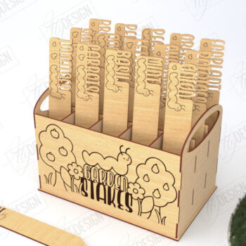 Intra απο ξύλο plywood  Χρώμα wenge 3mm-4mm πάχος - Σετ πασσάλων κήπου | Διακόσμηση Κήπου Δίασταση 20x20 cm INTRAFABR-89637308 - Image 1