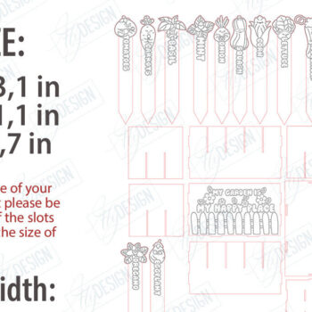 Intra απο ξύλο plywood Χρώμα wenge 3mm-4mm πάχος - Σετ πασσάλων κήπου Πακέτο κοπής με λέιζερ | CNC Δίασταση 20x20 cm INTRAFABR-93548144 - Image 2