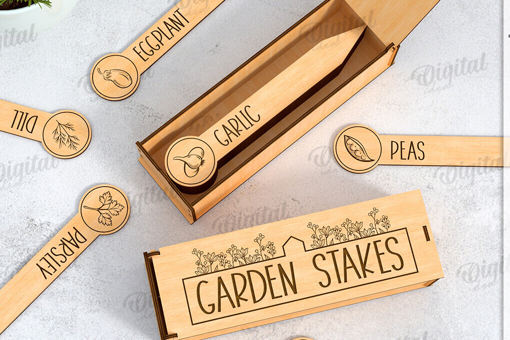 Intra απο ξύλο plywood  Χρώμα wenge 3mm-4mm πάχος - Πασσάλους κήπου με Box Δίασταση 30x20 cm INTRAFABR-32910330