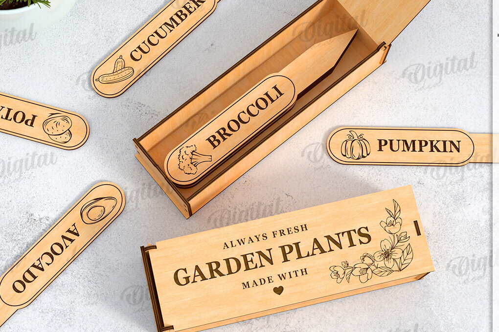 Intra απο ξύλο plywood  Χρώμα wenge 3mm-4mm πάχος - Πασσάλους κήπου με Box Δίασταση 30x20 cm INTRAFABR-120643351