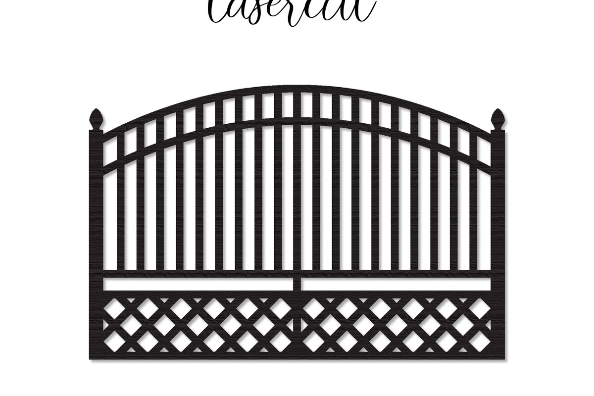 Intra απο ξύλο plywood  Χρώμα wenge 3mm-4mm πάχος - Gate LaserCut - LaserCut Δίασταση 30x20 cm INTRAFABR-93635598