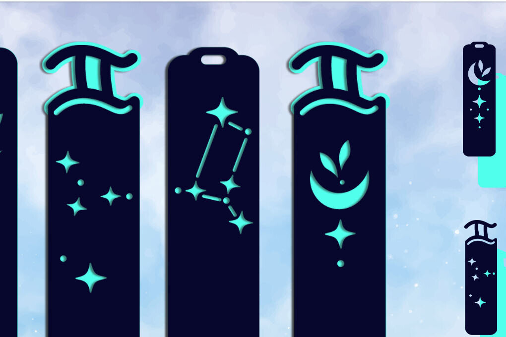 Intra απο ξύλο plywood  Χρώμα wenge 3mm-4mm πάχος - Δίδυμοι Zodiac σελιδοδείκτες Layered Δίασταση 2x7 cm INTRAFABR-100321681