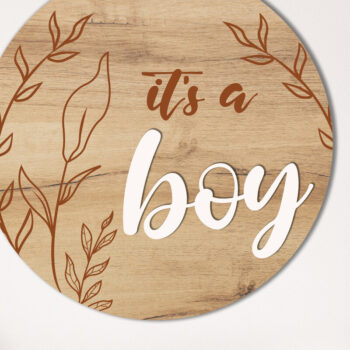 Intra απο ξύλο plywood  Χρώμα wenge 3mm-4mm πάχος - Αρχεία αποκοπής με επίπεδα πάρτι αποκάλυψης φύλου Δίασταση 8x27 cm INTRAFABR-87676326 - Image 5