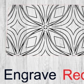 Intra απο ξύλο plywood  Χρώμα wenge 3mm-4mm πάχος - Geo Diamond Hair Clip Topper Δίασταση 30x20 cm INTRAFABR-87676556 - Image 3